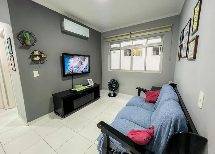 01 - Lindo Apartamento Lado Praia! Guarujá